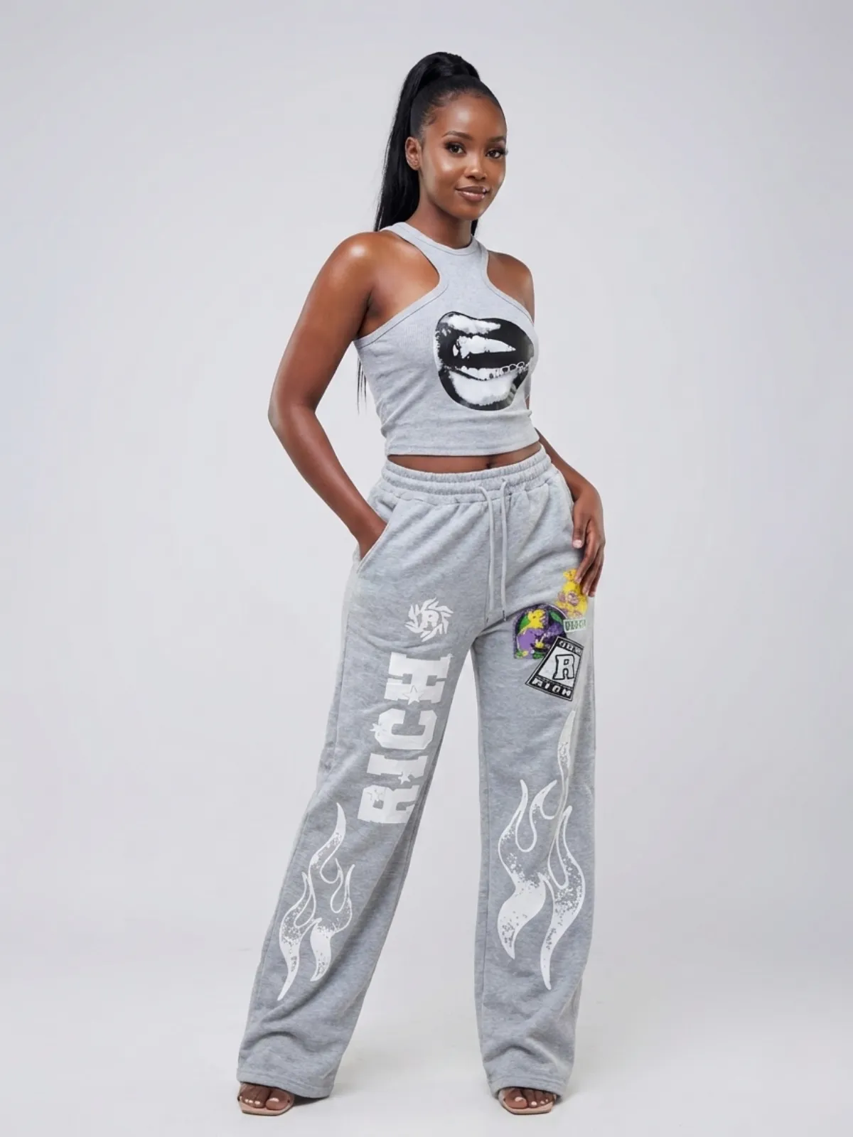 Rich Flame Streetwear Set